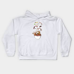 Sushi - All you can eat Nigiri, Tempura and Ramen Colored Kids Hoodie